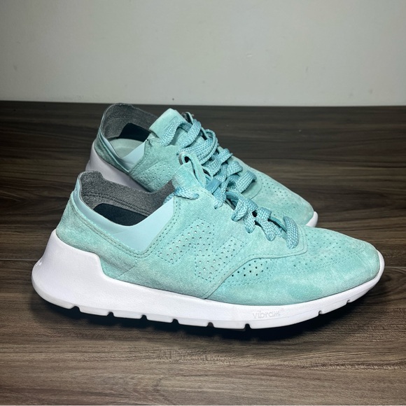 New Balance Made In USA 1978 Turquoise Storm Blue Suede Shoes Mens 7 ML1978EC main image 7